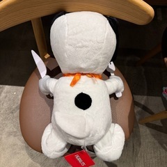 スヌーピー　スーパーラージぬいぐるみ〜あさごはん〜大きなぬいぐるみの画像