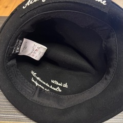 BACKS レディース ウールハット 黒 サイズフリー バックスの画像