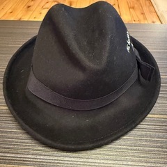 BACKS レディース ウールハット 黒 サイズフリー バックスの画像