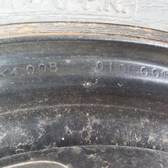 鉄チンホイール　とおまけ　タイヤ　4本の画像