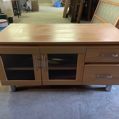 テレビ台　中古品　ジャンク品（パーツ不足）の画像