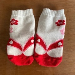 ベビー袴ロンパース　70サイズ　靴下セット 　　　の画像