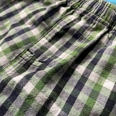 🟢チェック柄ハーフパンツ120の画像