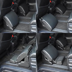 車載　汎用フットレスト　セレナ　ヴォクシー　ノア　アルファード　ステップワゴン　ミニバンの画像