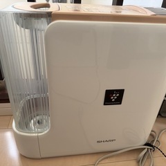 シャーププラズマクラスター加湿器2台差し上げます