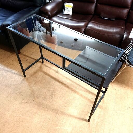 2/7IKEA ラップトップテーブル ヴィットショー ガラステーブル
