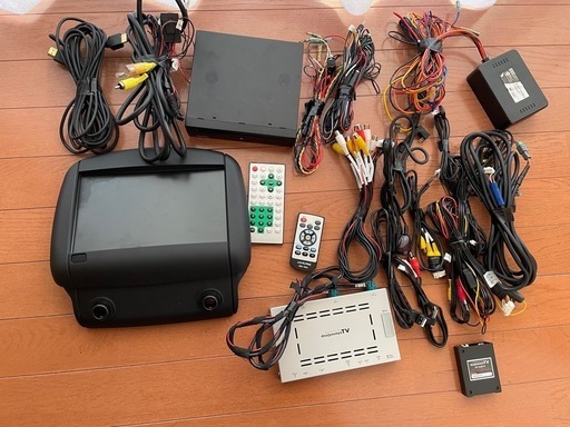 最終値下げ　取外し前は使用してましたが、未確認の為ジャンク扱い　ALPINE　アルパイン　カー用品　車載アクセサリー　モニター　ケーブル　SSA9他