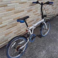 中古自転車 6段変速 20インチ ライト無し 軽整備済み 防犯登録対応 町田市 相模原市 MM615の画像