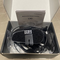 バイク用ヘルメット取り付けイヤホン
の画像