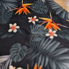 ■ ミキインテリア ■ 引取限定 ■ アウトレット ■ 展示品 ■ 花柄 ■ファブリック■ チェアー ■ 1脚の画像