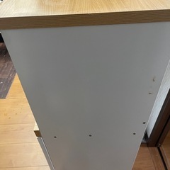【お取引中】キッチンカウンター　食器棚の画像