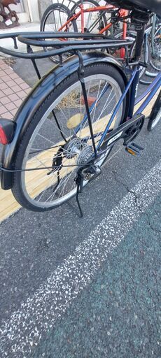 リサイクルショップどりーむ天保山店　No45 　自転車　26インチ　切り替え・カゴ・ライト付き♪　お得な商品　写真参照　