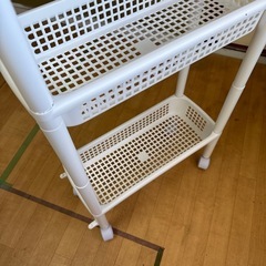隙間収納　ハンドル付きワゴン　中古の画像