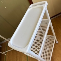 隙間収納　ハンドル付きワゴン　中古の画像