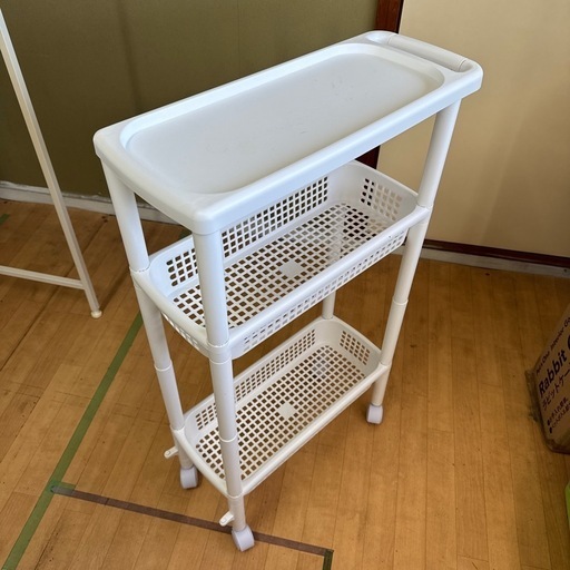 隙間収納　ハンドル付きワゴン　中古