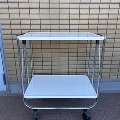 お取引決定済み🙇‍♀️折りたたみキッチンワゴンの画像
