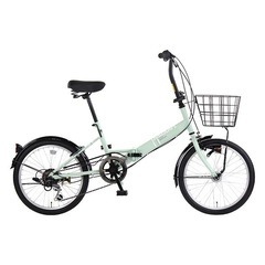 ランドスケープC ヘイズミント 外装6段変速 20型 折りたたみ自転車の画像