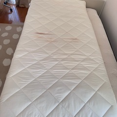 セミダブルマットレス+折りたたみマットレスの画像