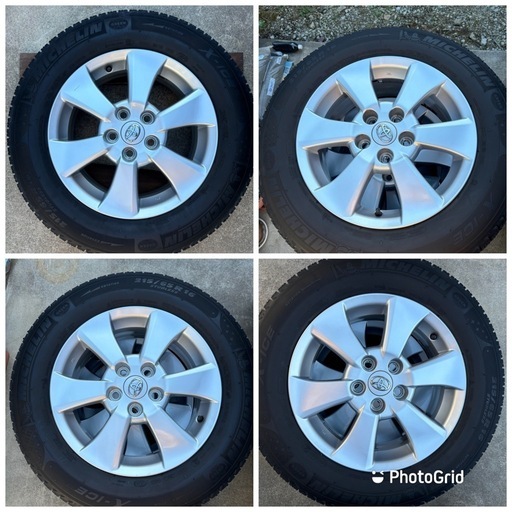 スタッドレス　215/65R16 アルファード　純正ホイール　ヴェルファイア