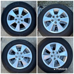 スタッドレス　215/65R16 アルファード　純正ホイール　ヴ...