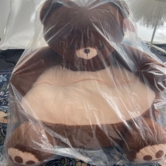 ふわふわくまさんおすわりクッション