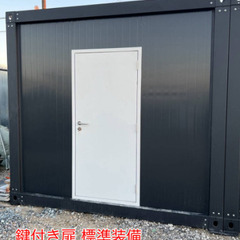 【積雪・豪雨対策済)全面断熱材入 寒冷地仕様 ユニットハウス 三角屋根 排水性能向上プラン コンテナ プレハブ 居住用 仮設 北陸 東北の画像
