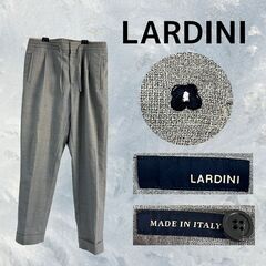 中古 LARDINI グレー スラックス ウエストゴム