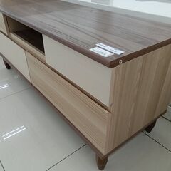 ☆ジモティ割あり☆ テレビ台 ナチュラルブラウン H40.5×D47×W120 クリーニング済み HJ5776 (リユース日立店) 日立の収納家具《 テレビ台》の中古あげます・譲ります｜ジモティーで不用品の処分