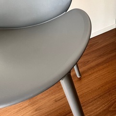 チェア　椅子　3脚セット　グレー　の画像