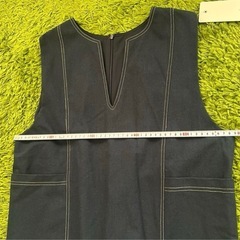 🌸500円商品✖️3つで1000円❗️ Vingtrois ワンピース ブラック ノースリーブ ステッチ ディテールの画像
