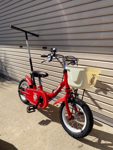 【お取引中】舵取り　子供用自転車　補助輪付き　12インチ