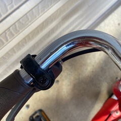 【お取引中】舵取り　子供用自転車　補助輪付き　12インチの画像