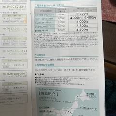 ありがとうございました。たんばら、タングラム斑尾等のスキー場割引券1枚 最大5400円お得！の画像