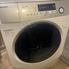 SHARP ES-H10D-WL ドラム式洗濯乾燥機 2020年製