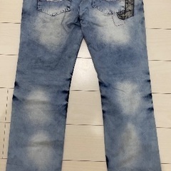 メンズ★クラッシュヴィンテージ デニムパンツ　ジーパン