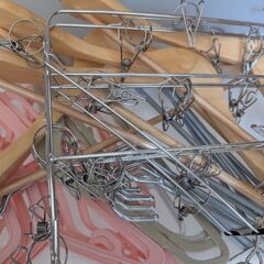 大人・子供用ハンガー、ステンレスピンチハンガー