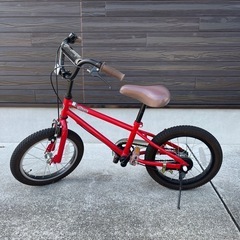 自転車　16インチ　レッド　子供用