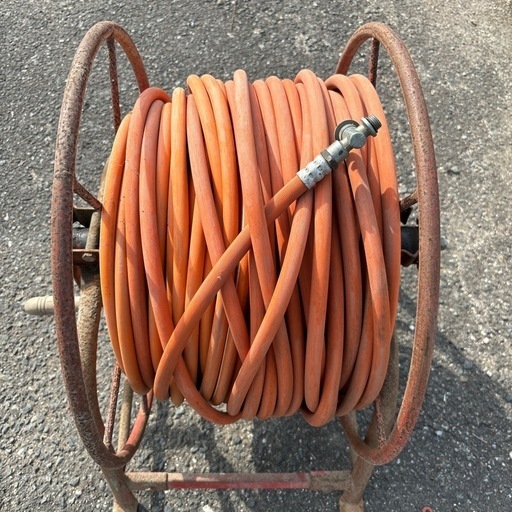 動力噴霧機　
高圧ホース ホースリール動力散布機巻取り機　農業用