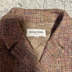HANAE MORI PARIS ツイードスカートスーツ　40 11の画像