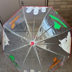 〈受け渡し者様決定〉ムーミン　ビニール傘の画像