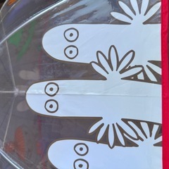 〈受け渡し者様決定〉ムーミン　ビニール傘の画像