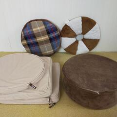 6360円❗ニトリNITORI低反発クッション座布団、スツール他　6点