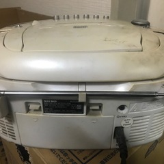 【ジャンク扱い】【条件付き値引きあり】TuneTech AM/FMステレオCDラジカセ(PCD939-W)の画像