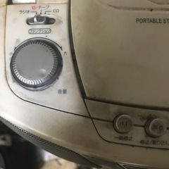 【ジャンク扱い】【条件付き値引きあり】TuneTech AM/FMステレオCDラジカセ(PCD939-W)の画像