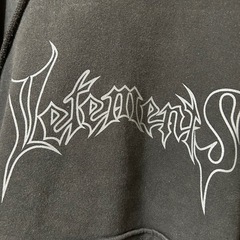 vetements ヴェトモン ベトモン パーカー メタルロゴ XL相当の画像