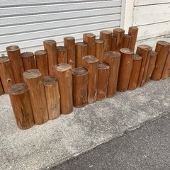 木製ガーデンフェンス ウッドフェンス 8セット