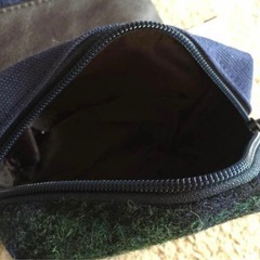 未使用　ハリスツイード✖️しまむら　大・小ポーチセットの画像