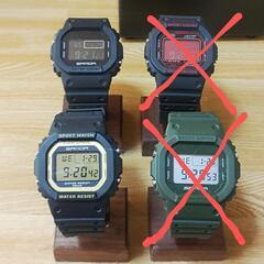 G-SHOCKタイプの腕時計 中国製 大きめ 1個500円 スタ...