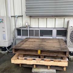 木パレット無料でお譲りします。の画像