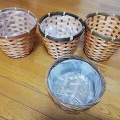 お花のかご　いろいろ